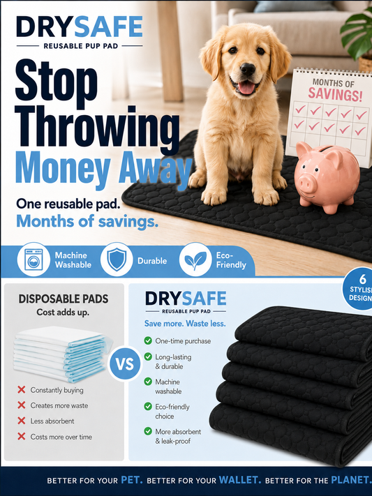 DrySafe Reusable Pup Pad 2.0