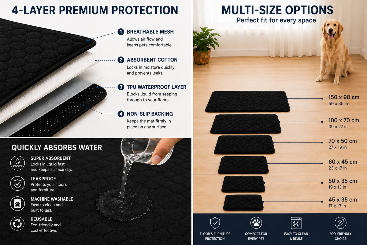 DrySafe Reusable Pup Pad 2.0